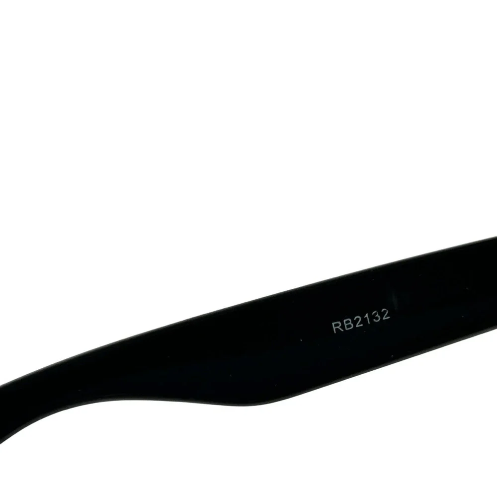 Ray-Ban RB2132 New Wayfarer Classic Sunglasses Black Frame Gold Mirrored Lens